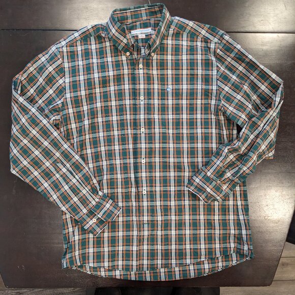 Southern Tide Button Down Tail Dred Fit  Size Large - Picture 1 of 5